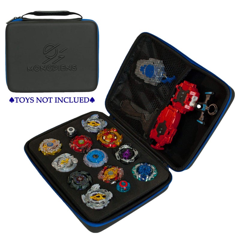 MONGPIENS Battling Tops Soft Carrying Case Waterproof Storage Organizer for Spinning Top and Launcher (Medium) - Image 2